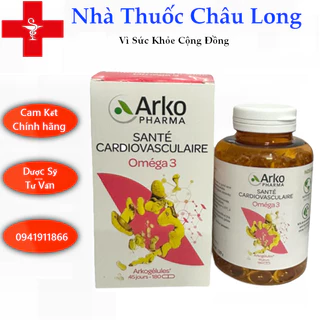 Viên uống Omega-3 của Pháp Arkopharma Omega Origine Marine 180 viên