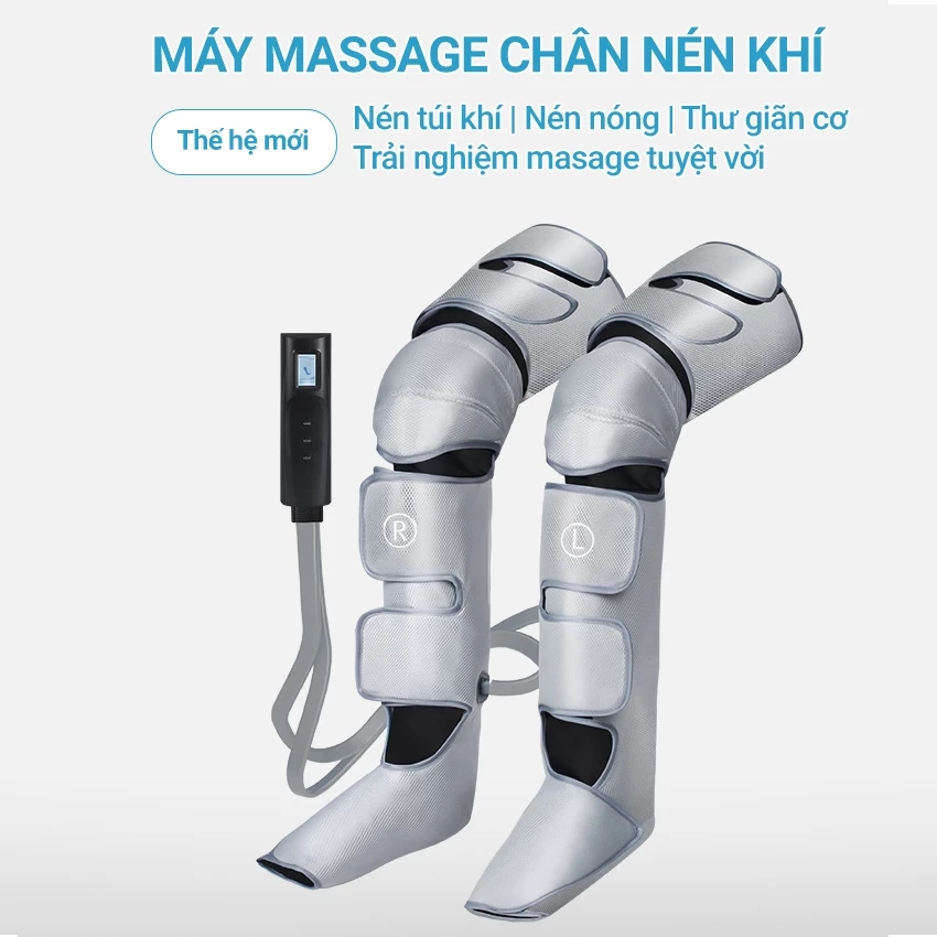 Máy massage chân đa năng, Máy massa bắp chân cao cấp thế hệ mới MTJ - Bảo Hành Chính Hãng