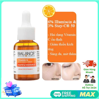 Serum làm mờ thâm và sáng da Balance Vitamin C 30ml