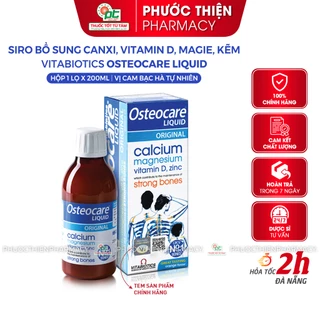 Siro Canxi D3 nước cho bé Osteocare Liquid bổ sung canxi, tăng chiều cao 200ml