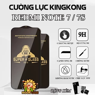 Kính cường lực Xiaomi Redmi Note 7 / 7s Super Kingkong full màn , miếng dán bảo vệ toàn màn hình