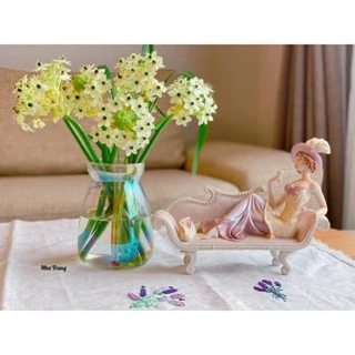 Bình hoa thủy tinh phong cách vintage- Bình hoa Bắc Âu