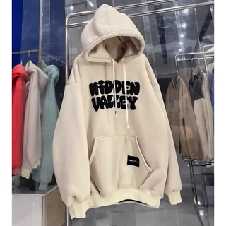 Áo Hoodie Chữ HIDDEN Mác Túi Form Rộng Mũ To