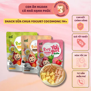 [Date T5/2025] Bánh Sữa Chua Bổ Sung Lợi Khuẩn Yogurt Cocomong Hàn Quốc Cho Bé 8M+ Túi 30g