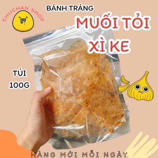 Bánh tráng tẩm vị muối tỏi kexi túi 100g