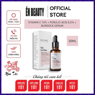 Tinh Chất Dưỡng Trắng Da Bionnex The Nordea Vitamin C 15% + Ferulic Acid 0,5% + Arbutin + Burdock Serum (30ml)