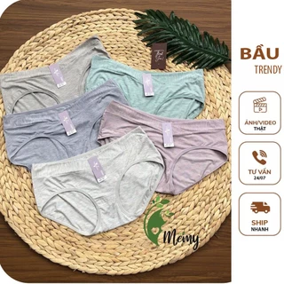 QLO2 QUẦN LÓT MẶC BẦU VÀ SAU SINH-QUẦN CẠP CHÉO CHẤT COTTON CO GIÃN 4 CHIỀU THOÁNG MÁT KHÁNG KHUẨN TỐT CHO MẸ