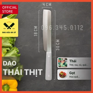 Dao nhà bếp - dao thái thịt, gọt hoa quả - Dao Đa Sỹ - thép Nhật trắng không gỉ