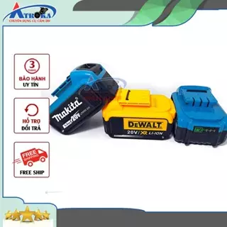 Pin máy khoan, máy siết bulong Dewalt, Makita 20v 10 Cell, dung lượng khủng, hàng bóc máy