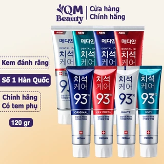 Kem đánh răng Median 93% Dental IQ Hàn Quốc 120g chính hãng