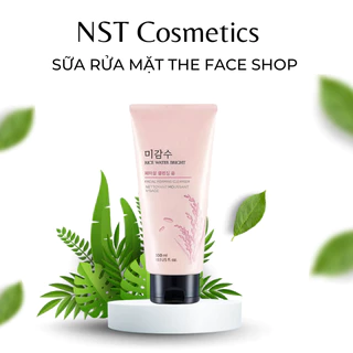 Sữa Rửa Mặt Làm Sáng Da Không Hạt TheFaceShop 150ml Rice Water Bright Rice Bran Foaming Cleanser