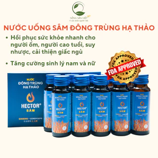 Nước Sâm Đông Trùng Hạ Thảo Hector Bồi Bổ Sức Khỏe, Tăng Cường Đề Kháng, Giải Độc Gan