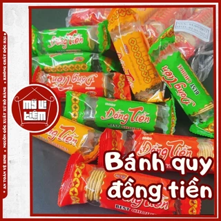 Bánh quy đồng tiền Hải Việt bịch 10 gói - Mỹ Vị Tiệm ăn vặt tuổi thơ