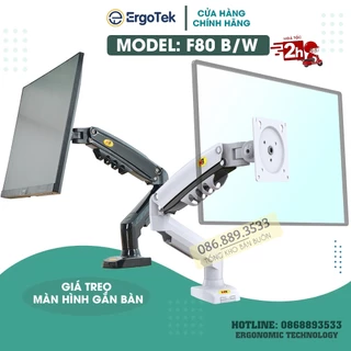 Giá Treo Màn Hình Máy Tính NB F80 17 - 30 Inch / ErgoTek EZ1 / NB G45 22" - 40" -  Tay Arm NB H100  Đỡ Treo Màn Hình