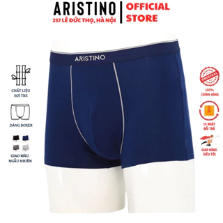 Quần sịp đùi nam Aristino ABX1605 đồ lót xì boxer sợi tre cao cấp mềm mại co giãn kháng khuẩn khử mùi không kích ứng da