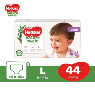 Tã Bỉm Huggies Nature Made đủ size NB60/S82/M64/L54/XL44/XXL26