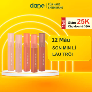 (GIFT) Son kem siêu lì Herorange - Chất son mịn như nhung, không trôi, không làm khô môi