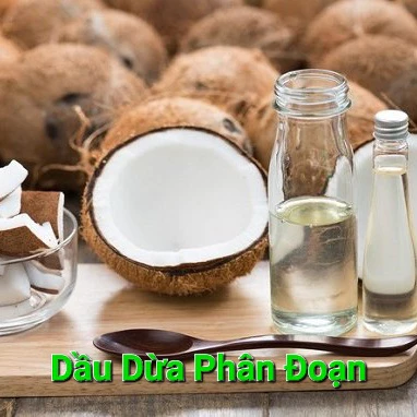 Dầu dừa phân đoạn nguyên liệu làm mỹ phẩm