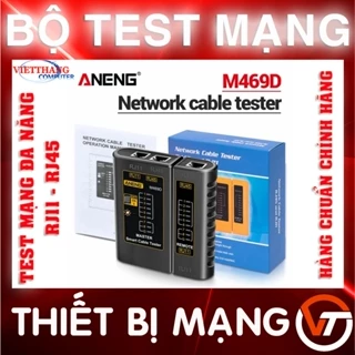 Hộp Test Cáp Mạng Đa Năng RJ-11 RJ-45 Aneng Hàng Chuẩn Chính hãng Xịn - Bộ Test Dây Mạng 2 mầu đen và vàng