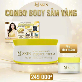 Kem dưỡng trắng da body Sâm vàng  MQ Skin 150g - tặng kèm kích trắng