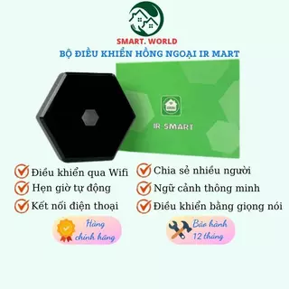 Bộ Điều Khiển Hồng Ngoại Thông Minh IR Smart, Điều Khiển Tivi, Điều Hoà, Dàn Âm Thanh, Đầu KTS,Quạt từ xa qua điện thoại