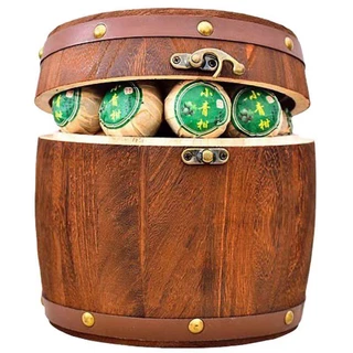 Trà phổ nhĩ quýt đòng thùng gỗ 500g (kèm hộp tặng)
