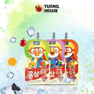 Nước Hồng Sâm Trái Cây Pororo Paldo Hàn Quốc 100ml (3 Vị)