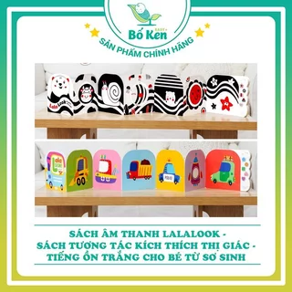 Sách âm thanh Lalalook - Sách tương tác kích thích thị giác não bộ phát triển cho bé từ sơ sinh Lalala baby