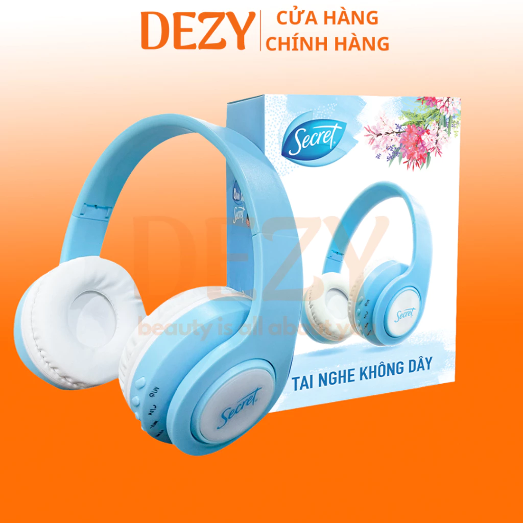 Tai Nghe Không Dây Headphone Secret - Tai Nghe Chụp Tai Dezy