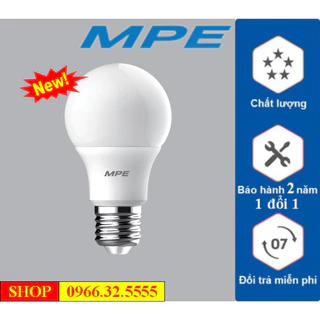 Đèn LED Bulb chính hãng MPE 3W - 15W