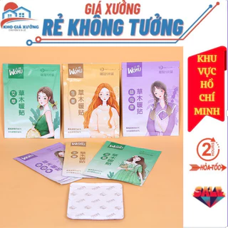 [Giá Xưởng HCM] Miếng Dán Giảm Đau Bụng Kinh WOMU Giữ Nhiệt Ấm Nóng Cơ Thể - Chiết Suất Từ Thảo Dược Thiên Nhiên 3 Vị