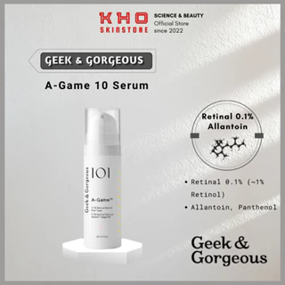 Geek&Gorgeous Tinh chất serum ngăn lão hóa 0.1%Retinal A-Game 10