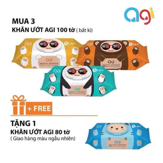 Giấy ướt Agi MUA 3 TẶNG 1