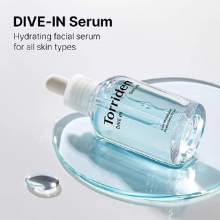 Serum DIVE IN TORRIDEN chứa axit hyaluronic phân tử thấp giúp giữ ẩm sáng bóng da/ giữ ẩm sâu bên trong/ 50ml