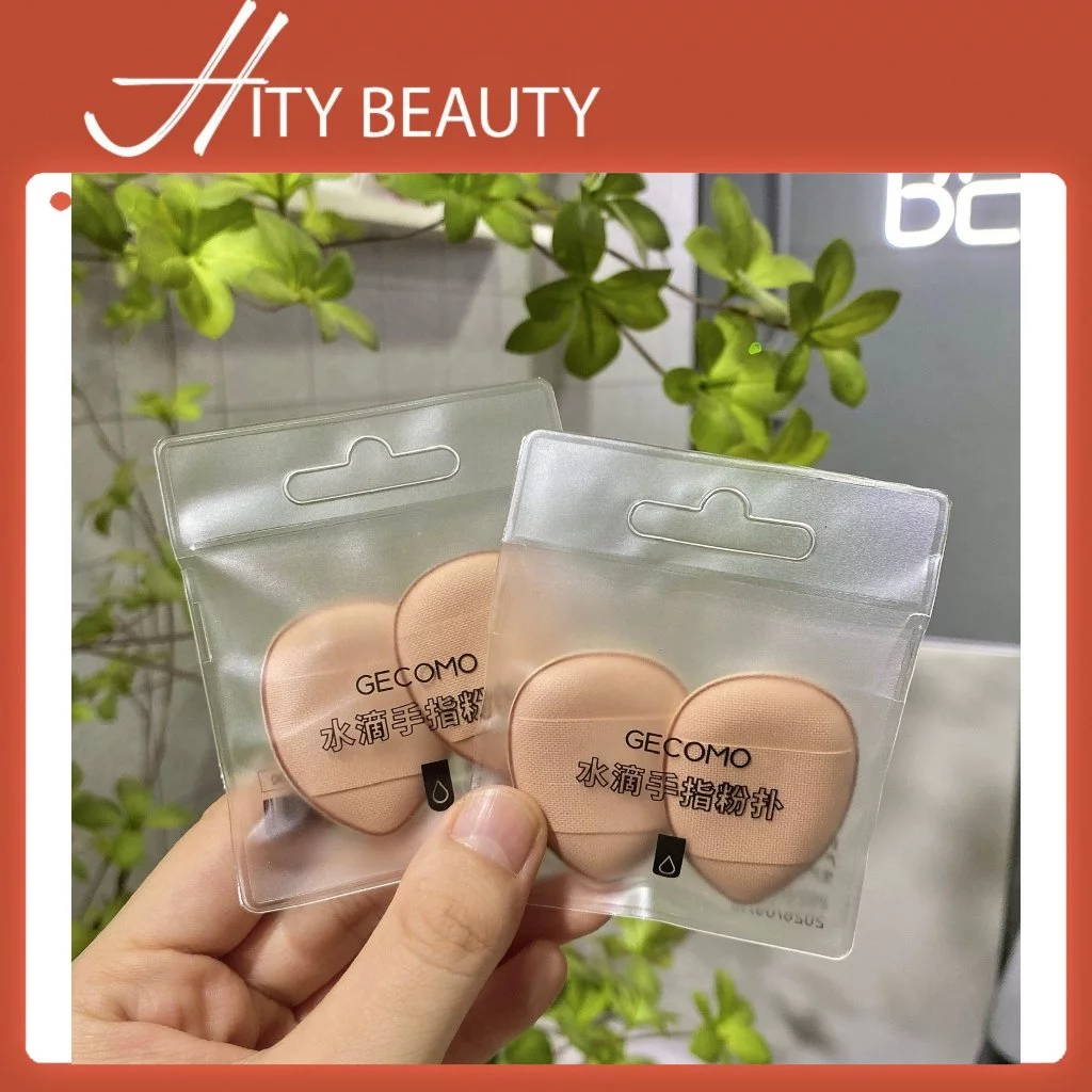 Combo túi 2 mút hình ngón tay mini tán nền, che khuyết điiểm  Gecomo - Hity Beauty
