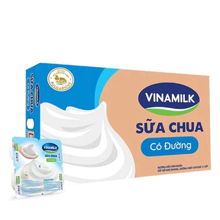 [hỏa tốc] thùng 48 hộp sữa chua Vinamilk có đường