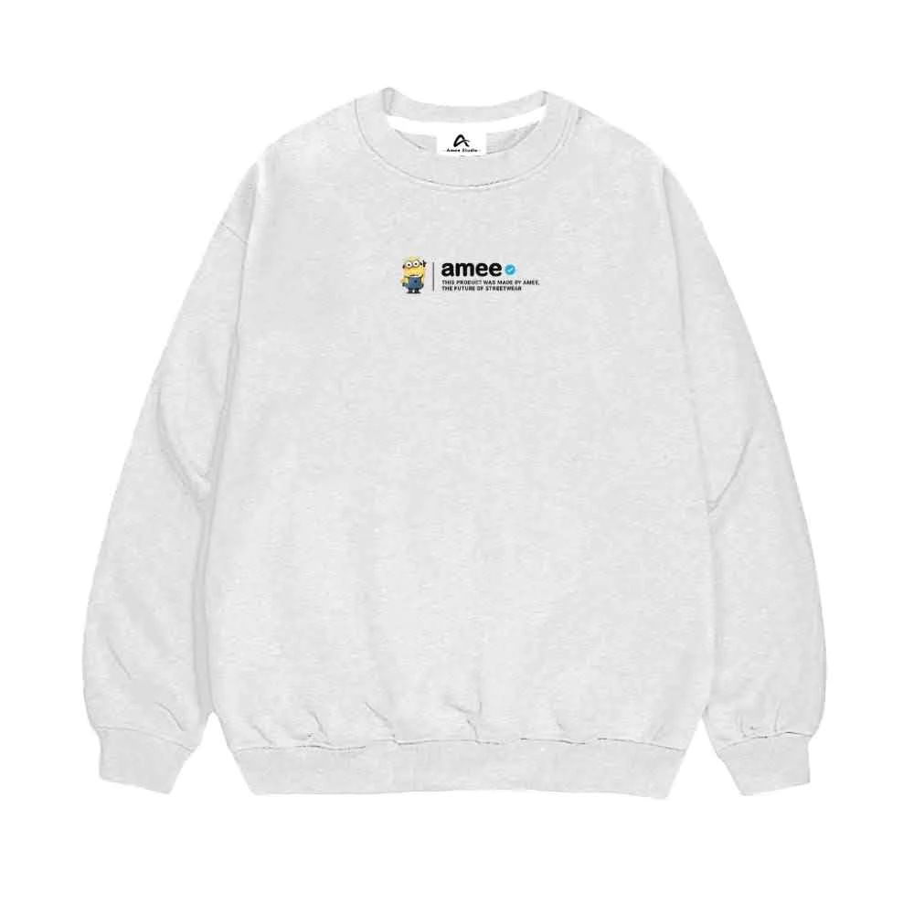Áo Sweater Nỉ Bông Amee Studio/ Minions Unisex Nam Nữ