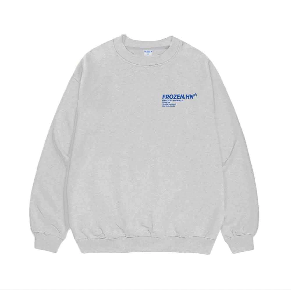 Áo Sweater Frozen Night Life Nỉ Bông Cotton 100% Unisex Local Brand