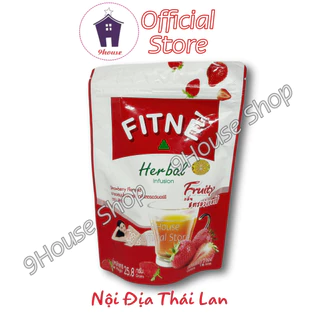 01 Gói Trà Thải Độc Detox Hương Dâu Fitnè Herbal Infusion Strawberry Flavoured Thái Lan