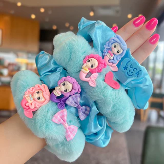 Buộc tóc scrunchies nàng tiên cá