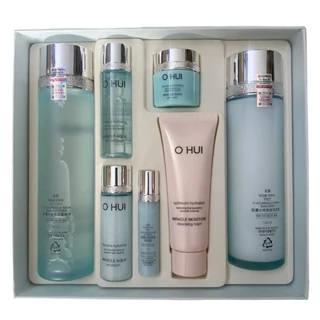 Bộ Dưỡng Dành Cho Da Dầu Ohui Miracle Aqua Special Set 6pcs Phù Hợp Da Thiếu Độ Ẩm, Da Dầu Nhưng Mất Nước,