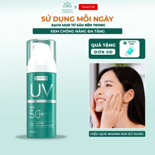 Kem chống nắng đa tầng giúp chống nắng,dưỡng trắng da,mờ thâm, SPF 50PA+++ Uv Protection Ylabcos DR.LACIR Hộp 60g DR122