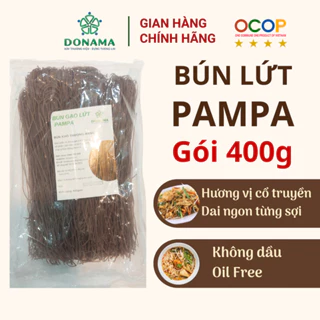Bún gạo lứt PAMPA gói 400g OCOP 4 sao Nam Định - Sợi mềm ngon, hương vị cổ truyền, không dầu