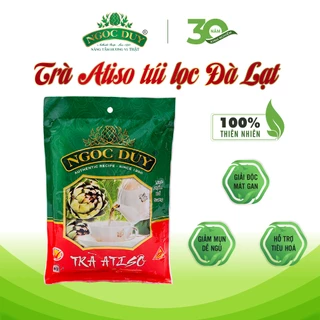 Trà atiso túi lọc Ngọc Duy Đà Lạt ngọt thanh 100% atiso giải độc gan, ngừa tiểu đường, hỗ trợ tiêu hoá gói 50-80 túi