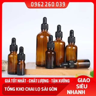 Lọ Chiết Serum Bóp Giọt Khoen Đen Sọc 50ML/100ML