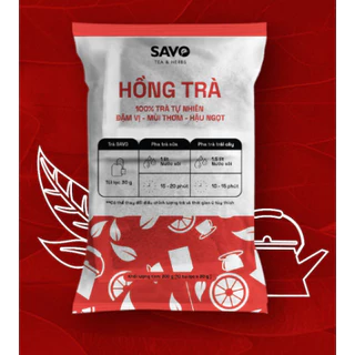 Hồng Trà Túi Lọc 30g SAVO (Túi 300g - 10 gói)