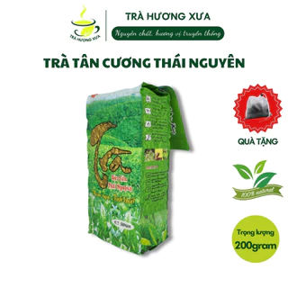 Trà Tân Cương Thái Nguyên gói 500gram hút chân không loại đặc biệt ngon Chè khô Thái Nguyên móc câu Trà Hương Xưa HX04