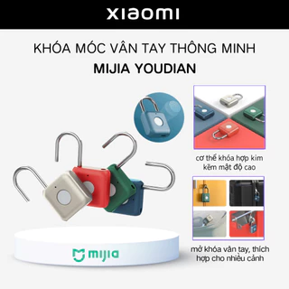 Xiaomi Youpin kitty khóa cửa vân tay cảm ứng thông minh khóa móc chống trộm không cần chìa sạc usb khóa an toàn cho ngăn