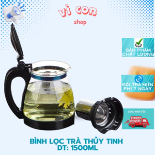 Bình trà thủy tinh 150ml