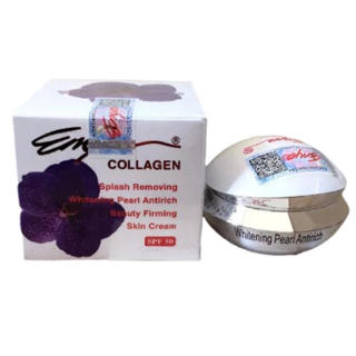 Kem dưỡng trắng da, chống nắng Enya hoa lan tím tinh chất Collagen 30g (BÔNG TÍM)